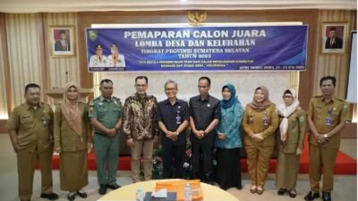 Pemprov Sumsel Gelar Lomba Desa Kelurahan Guna Wujudkan Desa Inspiratif dan Mandiri