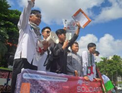 Dukung Perjuangan Rakyat Palestina, Pemuda dan Mahasiswa Di Palembang Gelar Aksi Solidaritas Bela Palestina