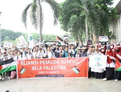 Hadiri Aksi Bela Palestina di Monas, Sejumlah Mahasiwa dan Pemuda Sumsel Bertolak Ke Jakarta.